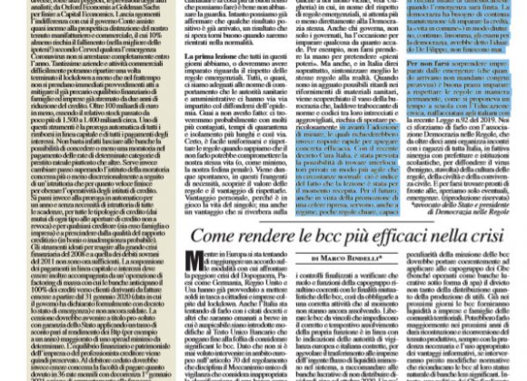 Giulio Bacosi su MF: “Rispettare le regole per non farsi trovare impreparati” Giulio Bacosi su MF: “Rispettare le regole per non farsi trovare impreparati”