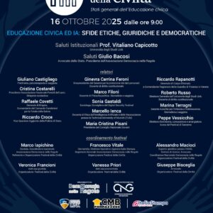 A Roma il primo Festival della Civiltà su Educazione Civica e Intelligenza Artificiale